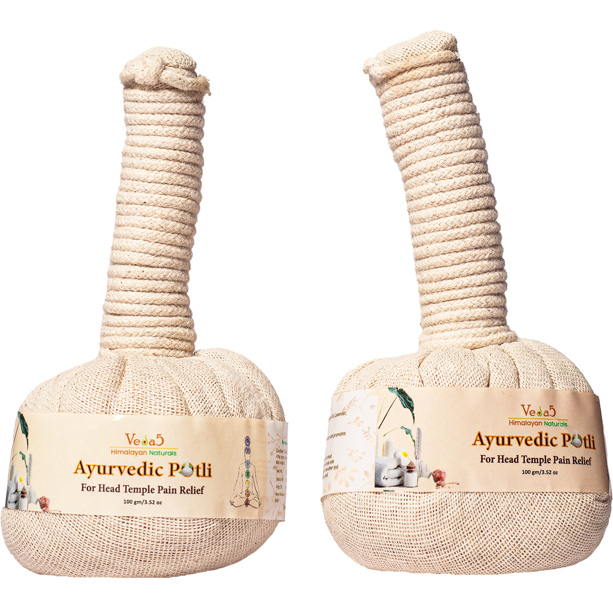 Ayurvedic Potli for Head Temple Pain Relief by Veda5 Himalayan Naturals 1