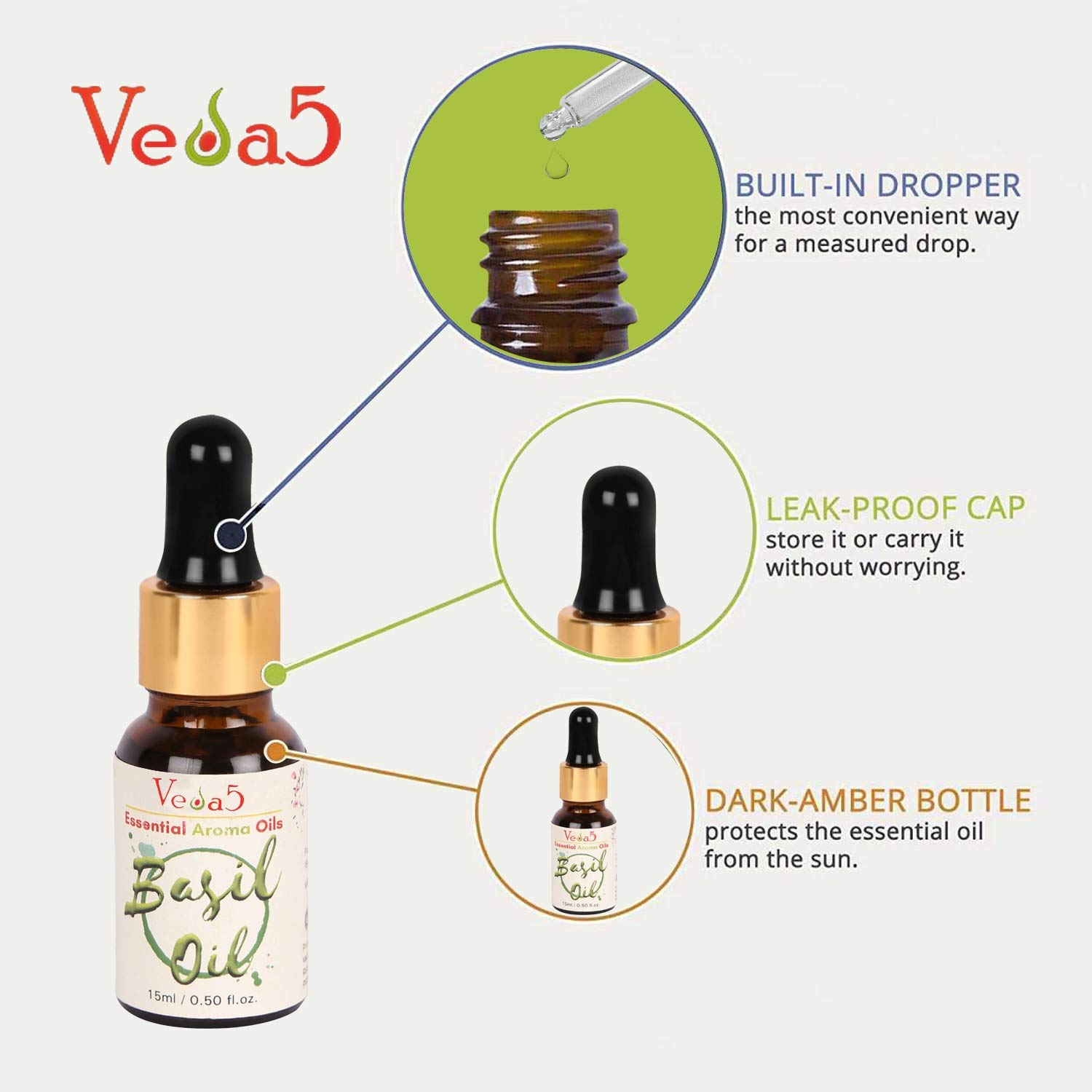 Basil Oil 2 Veda5 Himalayan Naturals