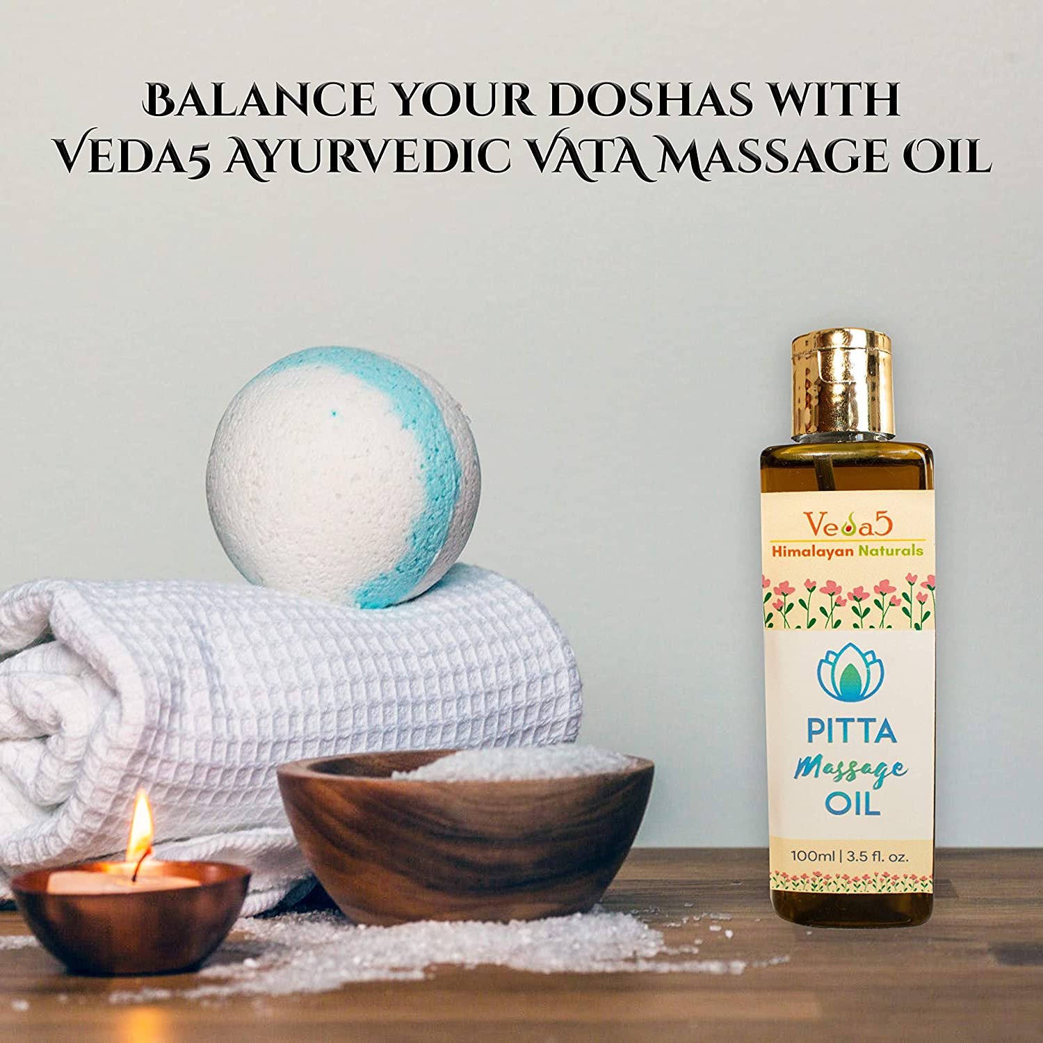 Pitta Massage Oil 2 Veda5 Himalayan Naturals