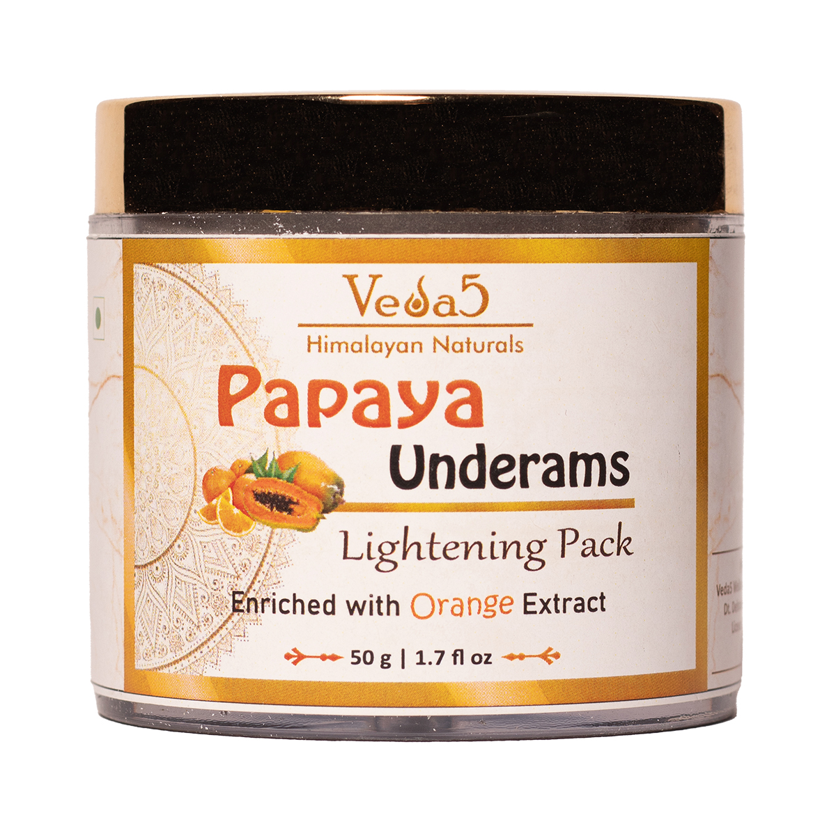 Papaya Underarms Lightening Pack Veda5 Himalayan Naturals 1